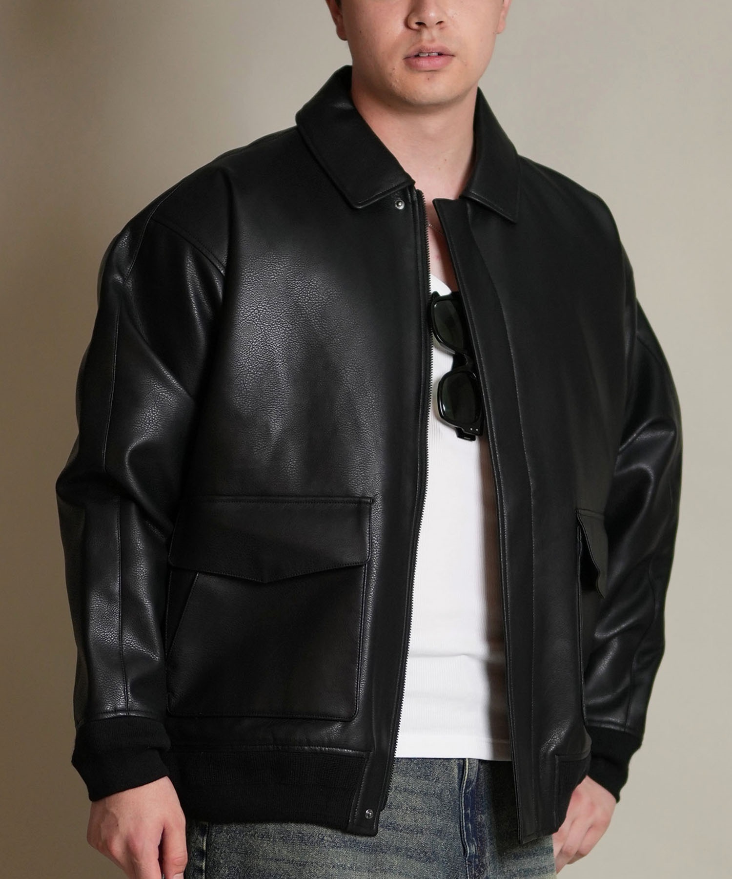 DEAR LAUREL ディアローレル アウター ジャケット メンズ PUレザー