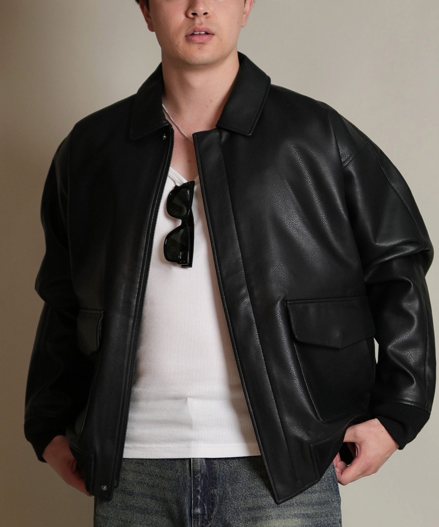 DEAR LAUREL ディアローレル アウター ジャケット メンズ PUレザー