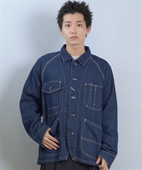 DEAR LAUREL ディアローレル デニム ジャケット Gジャン メンズ シンプル D25F-0104 ムラサキスポーツ限定(DNM-M)