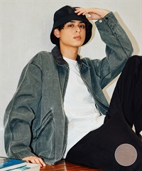 DEAR LAUREL ディアローレル アウター ワークジャケット メンズ ジップアップ DUCK WORK JACKET D25F-0106(GRY-M)