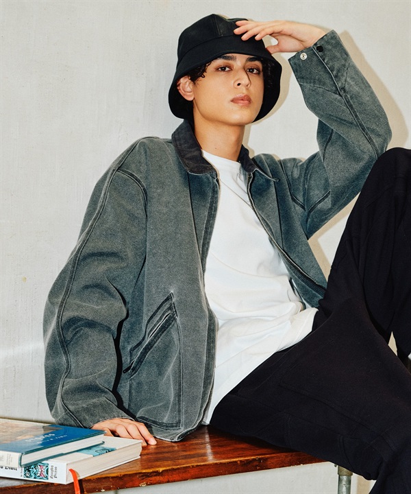 DEAR LAUREL ディアローレル アウター ワークジャケット メンズ ジップアップ DUCK WORK JACKET D25F-0106