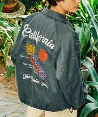 DEAR LAUREL ディアローレル アウター ベトナムジャケット ベトジャン メンズ スーベニアジャケット VIETNAM JACKET D25F-0107(GRY-M)