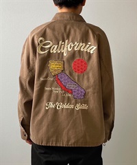 DEAR LAUREL ディアローレル アウター ベトナムジャケット ベトジャン メンズ スーベニアジャケット VIETNAM JACKET D25F-0107(BRN-M)