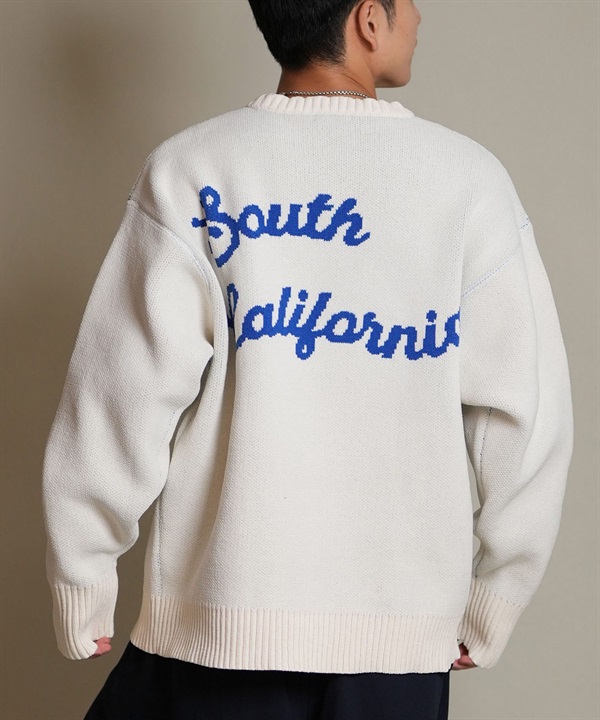 DEAR LAUREL ディアローレル ニット セーター メンズ CREW NECK KNIT CA D25F-1301