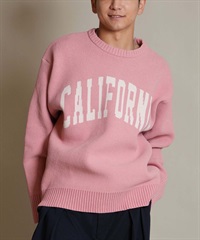 DEAR LAUREL ディアローレル ニット セーター メンズ CREW NECK KNIT CA D25F-1301(PNK-M)