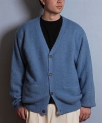 DEAR LAUREL ディアローレル カーディガン ニット セーター メンズ KNIT CARDIGAN D25F-1302(SAX-M)