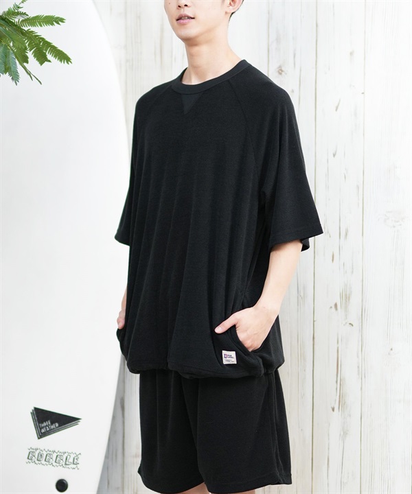 DEAR LAUREL ディアローレル 半袖 Tシャツ メンズ 水陸両用 ユーティリティー UVカット セットアップ対応 D25S2101