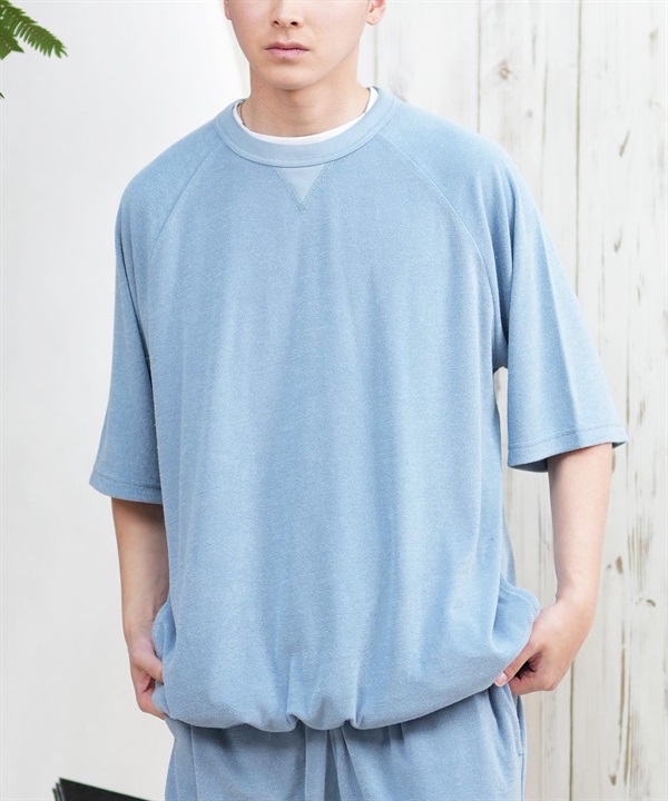 DEAR LAUREL ディアローレル 半袖 Tシャツ メンズ 水陸両用 ユーティリティー UVカット セットアップ対応 D25S2101