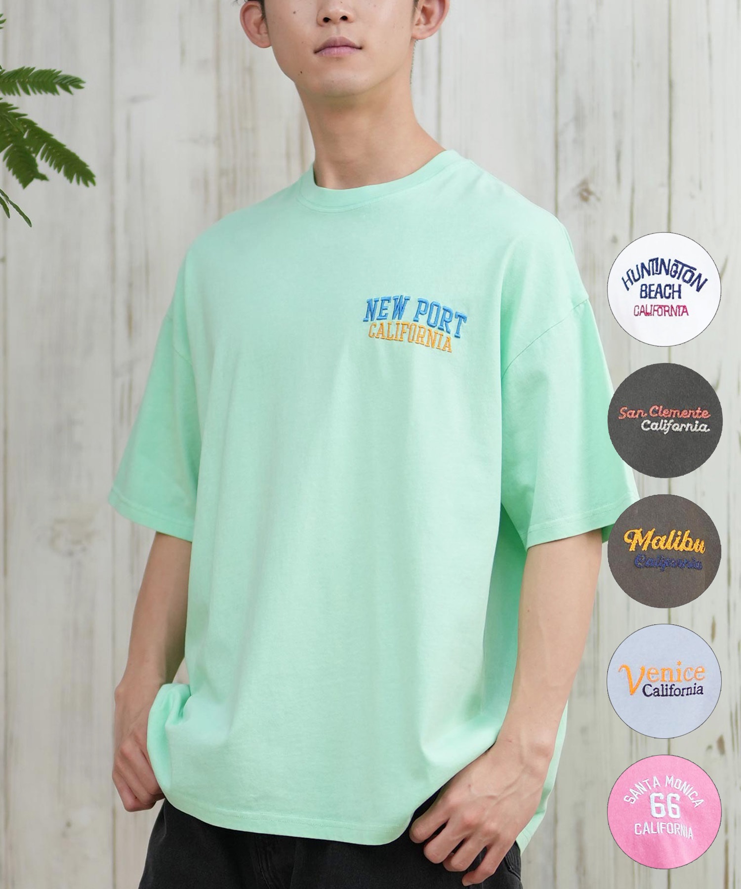 DEAR LAUREL ディアローレル 半袖 Tシャツ メンズ ワンポイント