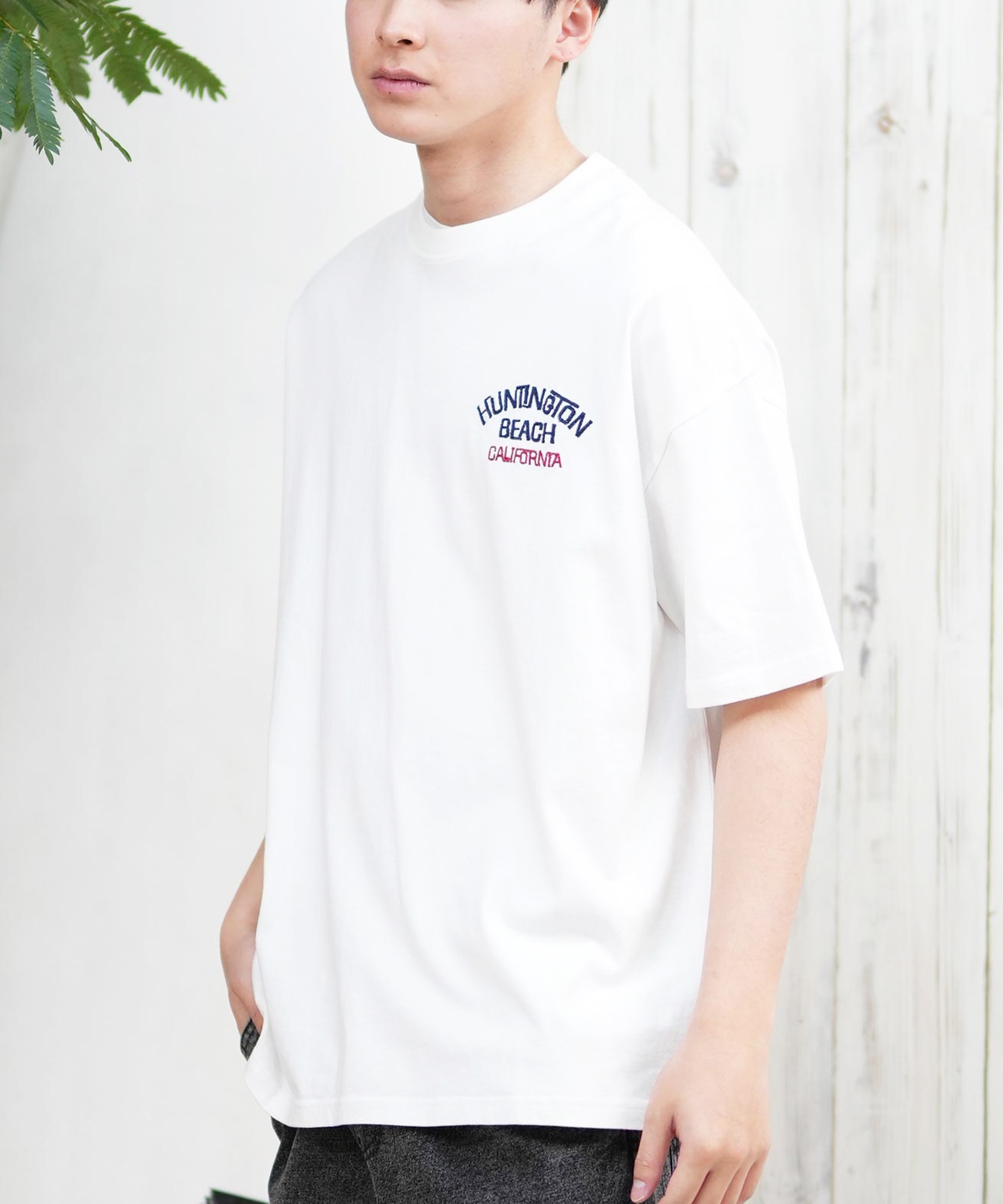 DEAR LAUREL ディアローレル 半袖 Tシャツ メンズ ワンポイント