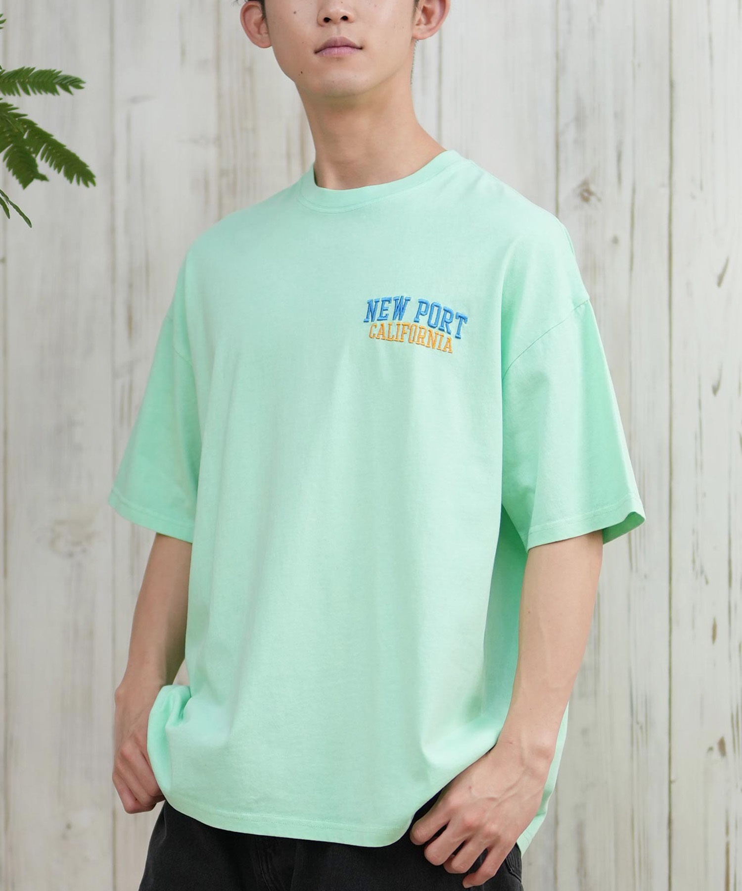 DEAR LAUREL ディアローレル 半袖 Tシャツ メンズ ワンポイント