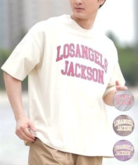 DEAR LAUREL ディアローレル 半袖 Tシャツ メンズ フロントプリント ヴィンテージ風 JM LA JACSON DL25S-JM02