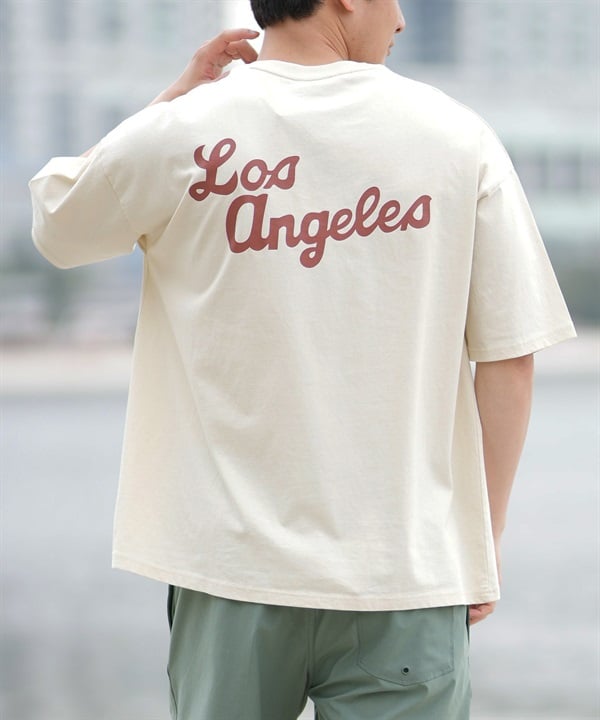 DEAR LAUREL ディアローレル 半袖 Tシャツ メンズ バックプリント ヴィンテージ風 JM LOS ANGELS DL25S-JM03