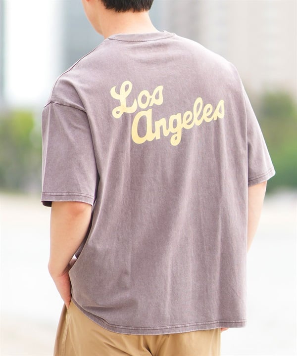 DEAR LAUREL ディアローレル 半袖 Tシャツ メンズ バックプリント ヴィンテージ風 JM LOS ANGELS DL25S-JM03