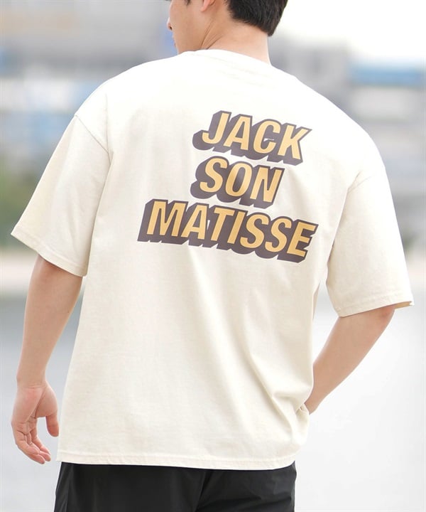 DEAR LAUREL ディアローレル 半袖 Tシャツ メンズ バックプリント ヴィンテージ風 JM JACSON MATISSE DL25S-JM04