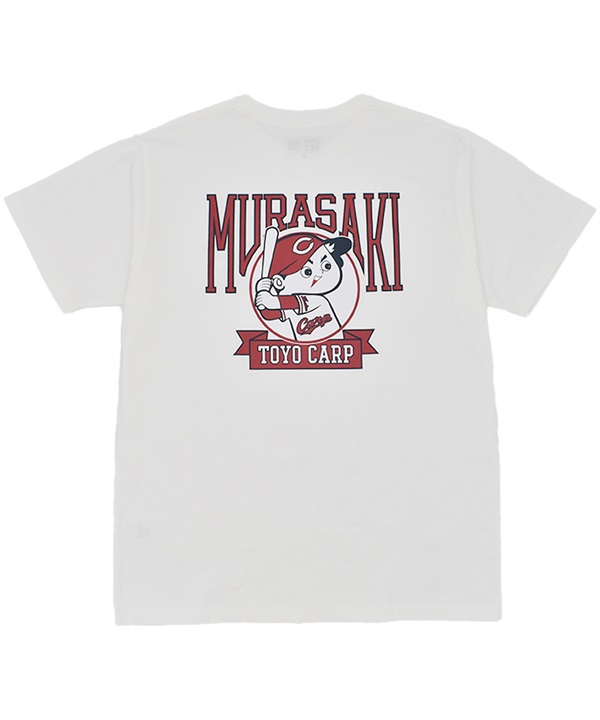 DEAR LAUREL ディアローレル 半袖 Tシャツ メンズ レディース 広島カープ バックプリント HRSM-CARP-BOYA HRSM-CARP-01 ムラサキスポーツ限定
