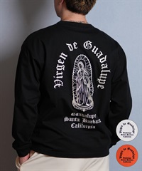 DEAR LAUREL ディアローレル 長袖 Tシャツ ロンT メンズ バックプリント MARIA LONG SLEEVE D25F-2202(OFF-M)