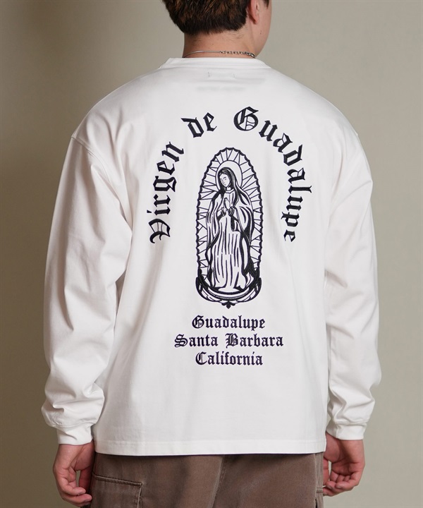 DEAR LAUREL ディアローレル 長袖 Tシャツ ロンT メンズ バックプリント MARIA LONG SLEEVE D25F-2202