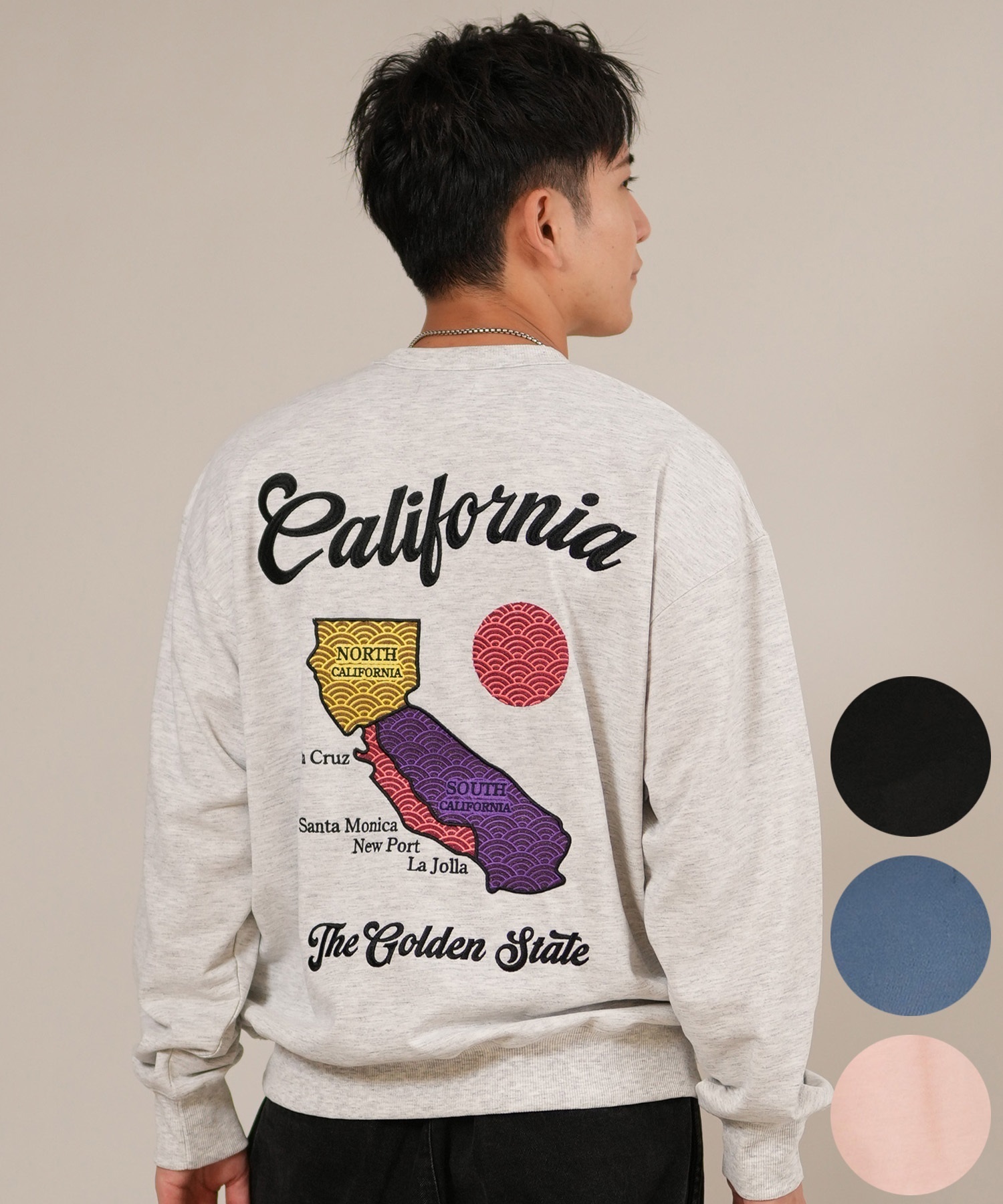 DEAR LAUREL ディアローレル トレーナー スウェット メンズ 刺? 速乾