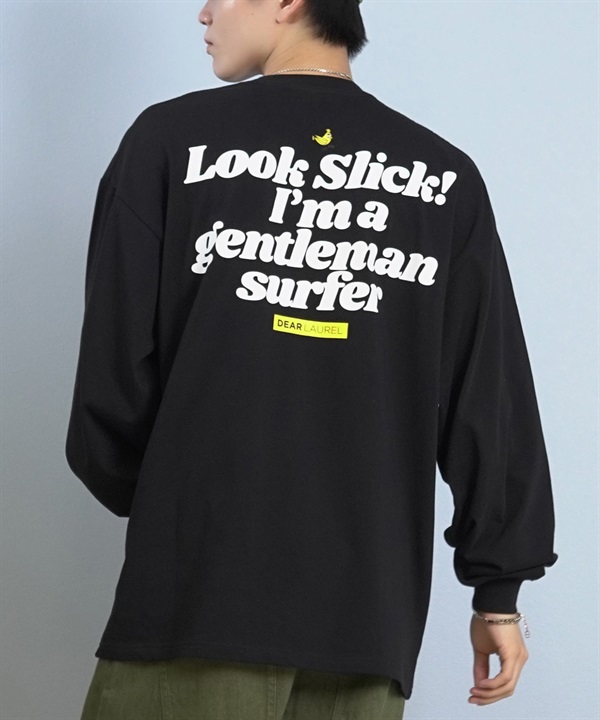 DEAR LAUREL ディアローレル × BYRD バード コラボ 長袖 Tシャツ ロンT メンズ バックプリント DL25F-BYRD02