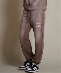 DEAR LAUREL ディアローレル ロングパンツ ロンパン メンズ スウェットパンツ ヴィンテージ加工 裏毛 セットアップ対応 D25F-3104(BRN-M)