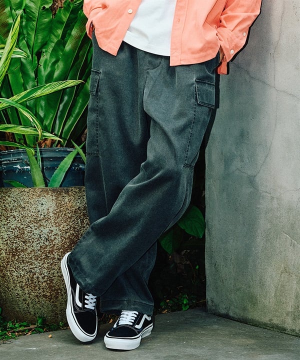 DEAR LAUREL ディアローレル ロングパンツ カーゴパンツ メンズ ロンパン TWILL CARGO PANTS D25F-3105