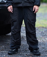 DEAR LAUREL ディアローレル ロングパンツ メンズ フリースパンツ POLARTEC ポーラテック フィッシング 保温 セットアップ対応 D25F-3107(BLK-M)