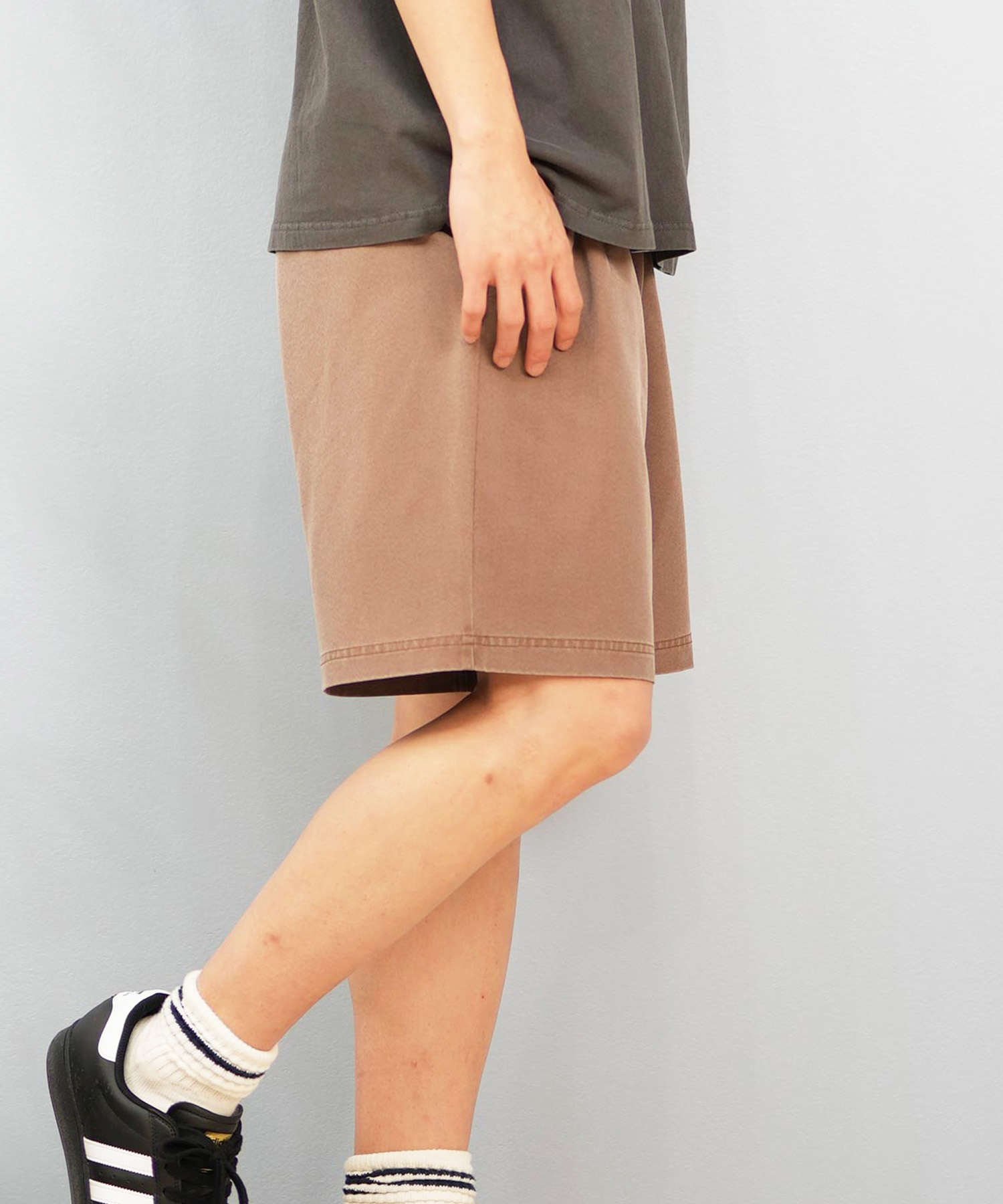 DEAR LAUREL ディアローレル ショートパンツ メンズ ショーツ トランクス 水着 水陸両用 ユーティリティー UVカット D25S3305(BRN-M)