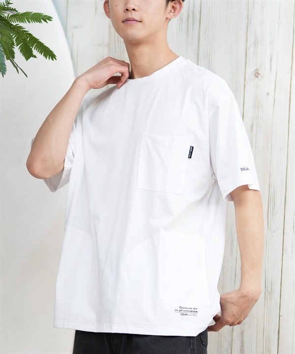 DEAR LAUREL ディアローレル ラッシュガード メンズ 半袖 Tシャツ 水陸両用 ユーティリティー UVカット D25S4302