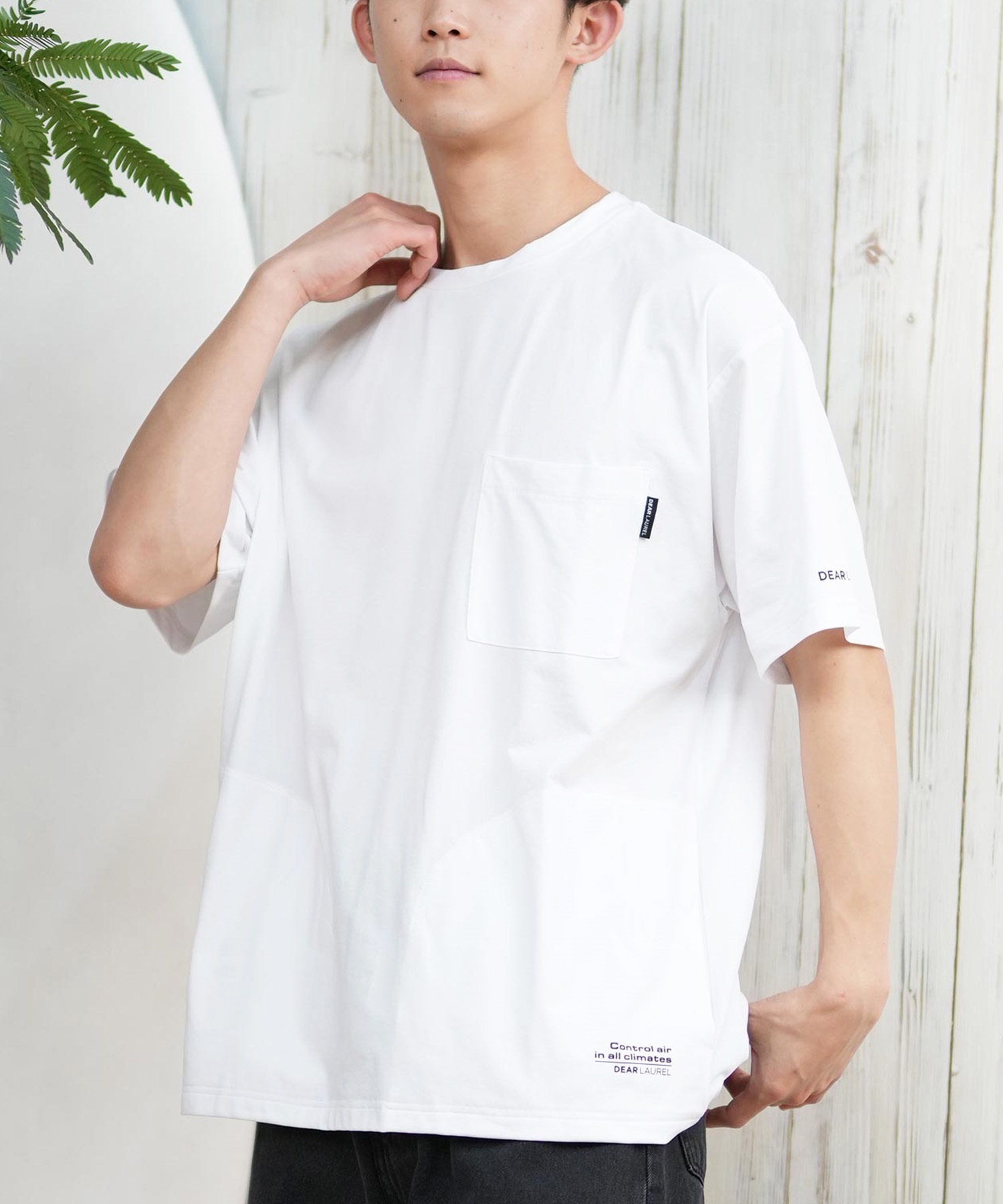 DEAR LAUREL ディアローレル ラッシュガード メンズ 半袖 Tシャツ 水陸