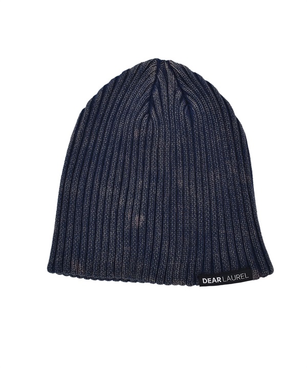 DEAR LAUREL ディアローレル ニット帽 ビーニー ニットキャップ ピグメント加工 PIGMENT BEANIE DL25F611311