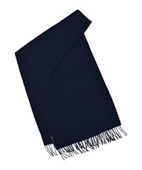 DEAR LAUREL ディアローレル マフラー 防寒 FRINGE MUFFLER DL25F611401(NAVY-ONE)