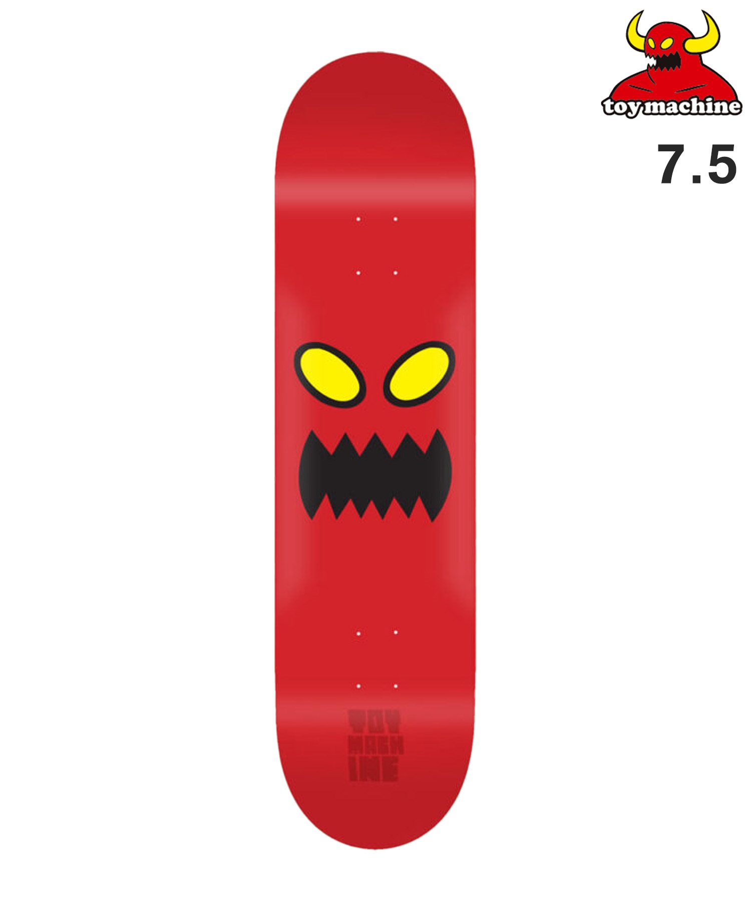 スケボーデッキ7.5 スケートボードデッキ7.5インチ　トイマシーン TOY MACHINE トイマシーン スケートボード デッキ 7.5inch MONSTER