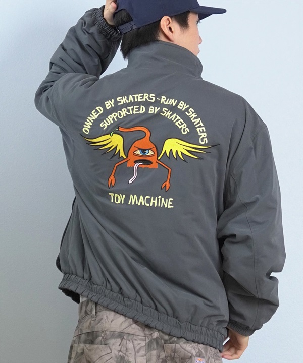 TOY MACHINE トイマシーン アウター メンズ ワークジャケット リバーシブル バックロゴ BSCS REVERSIBLE JACKET MTMFFJK10