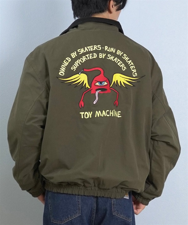 TOY MACHINE トイマシーン アウター メンズ ワークジャケット リバーシブル バックロゴ BSCS REVERSIBLE JACKET MTMFFJK10