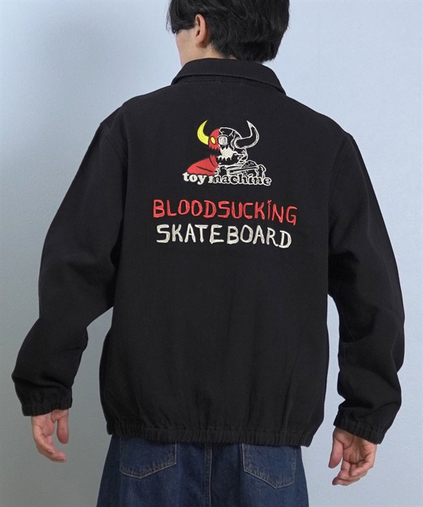 TOY MACHINE トイマシーン アウター メンズ ジャケット レオパード柄 バックロゴ AM MONSTER STORE JACKET MTMFFJK9