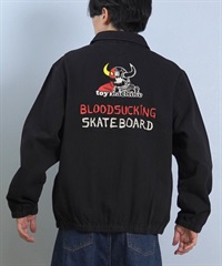 TOY MACHINE トイマシーン アウター メンズ ジャケット レオパード柄 バックロゴ AM MONSTER STORE JACKET MTMFFJK9(BLACK-M)