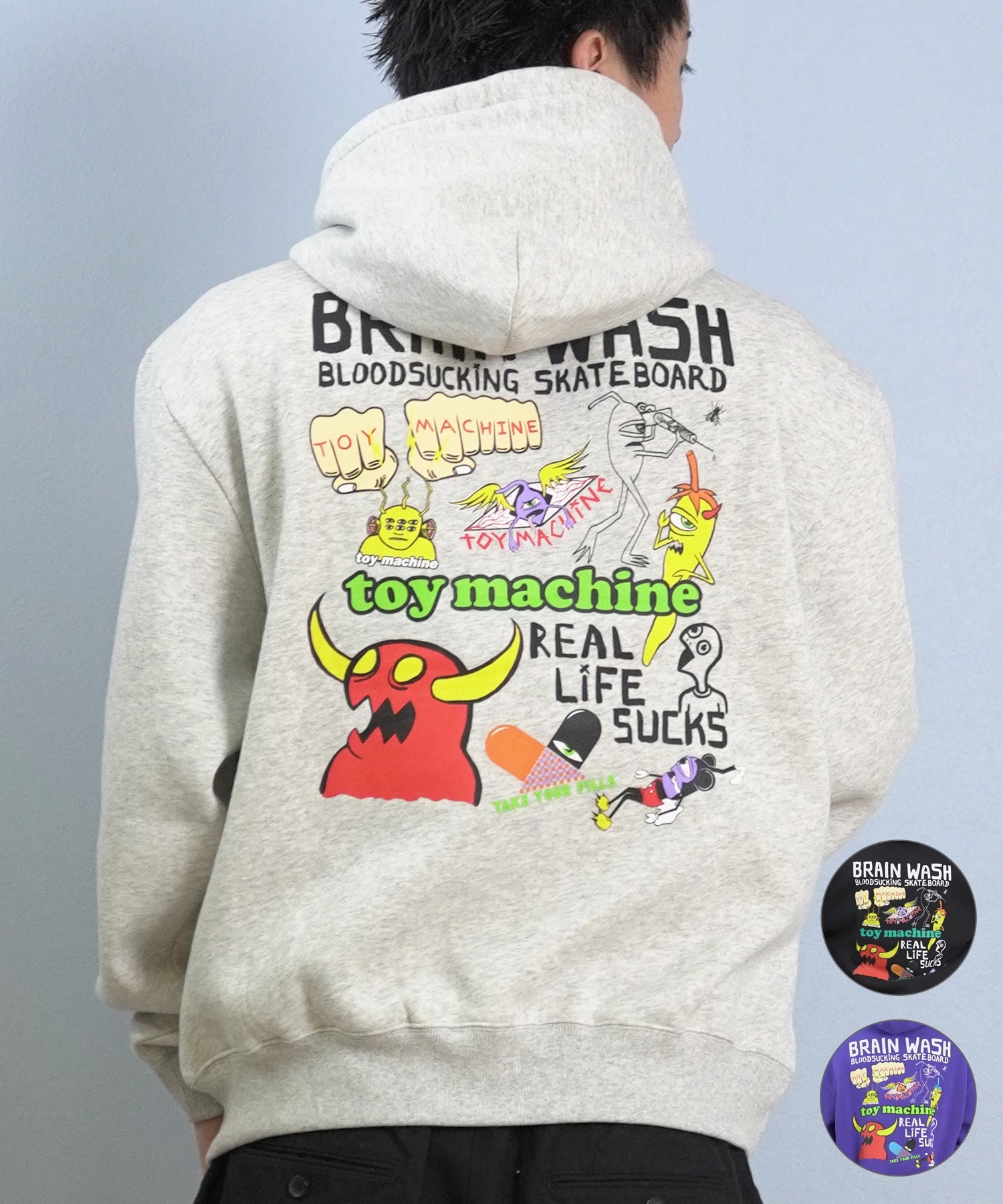 TOY MACHINE トイマシーン プルオーバー パーカー メンズ スウェット