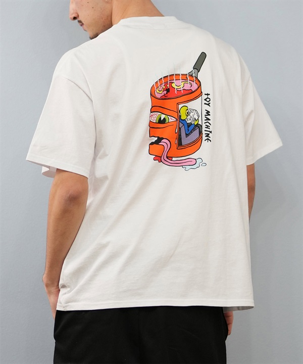 TOY MACHINE トイマシーン 半袖 Tシャツ メンズ バックプリント オーバーサイズ MTMSFST10 ムラサキスポーツ限定