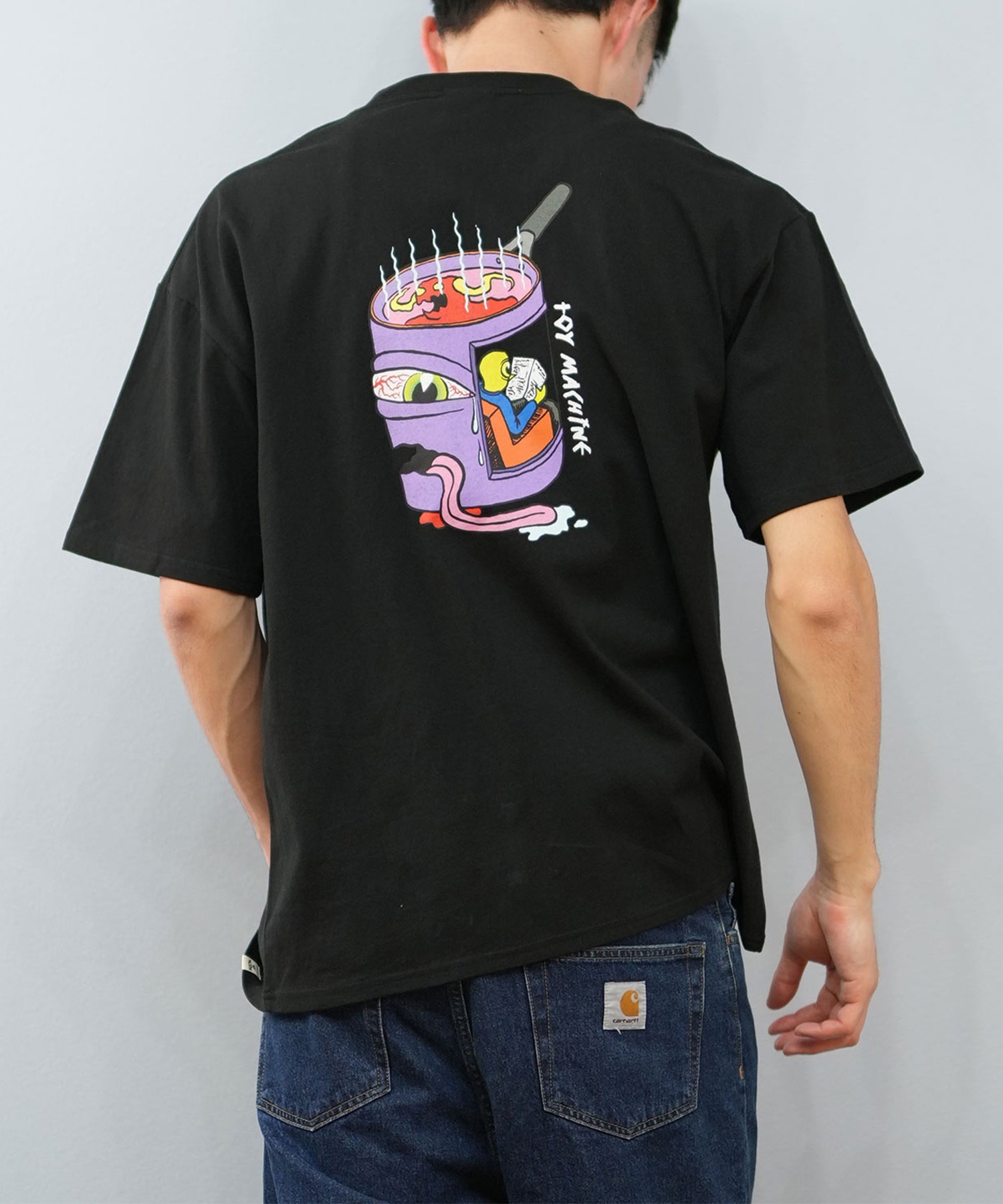 TOY MACHINE トイマシーン 半袖 Tシャツ メンズ バックプリント