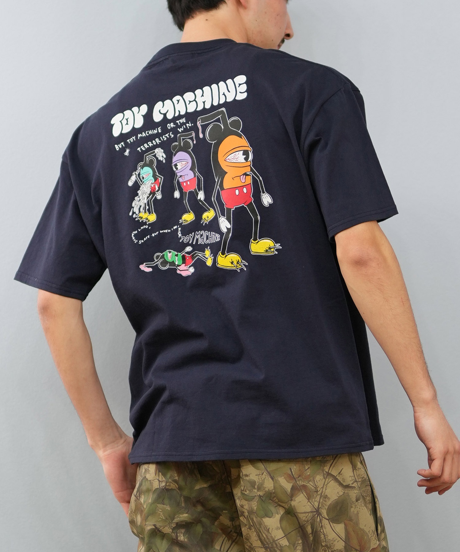 はるかさま専用　 Man 1st POP-UP Tシャツ M TOY MACHINE トイマシーン 半袖 Tシャツ メンズ バックプリント