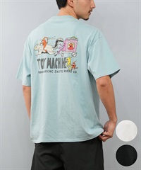 TOY MACHINE トイマシーン 半袖 Tシャツ メンズ バックプリント オーバーサイズ MTMSFST6 ムラサキスポーツ限定