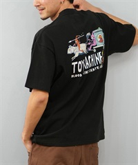 TOY MACHINE トイマシーン 半袖 Tシャツ メンズ バックプリント オーバーサイズ MTMSFST6 ムラサキスポーツ限定