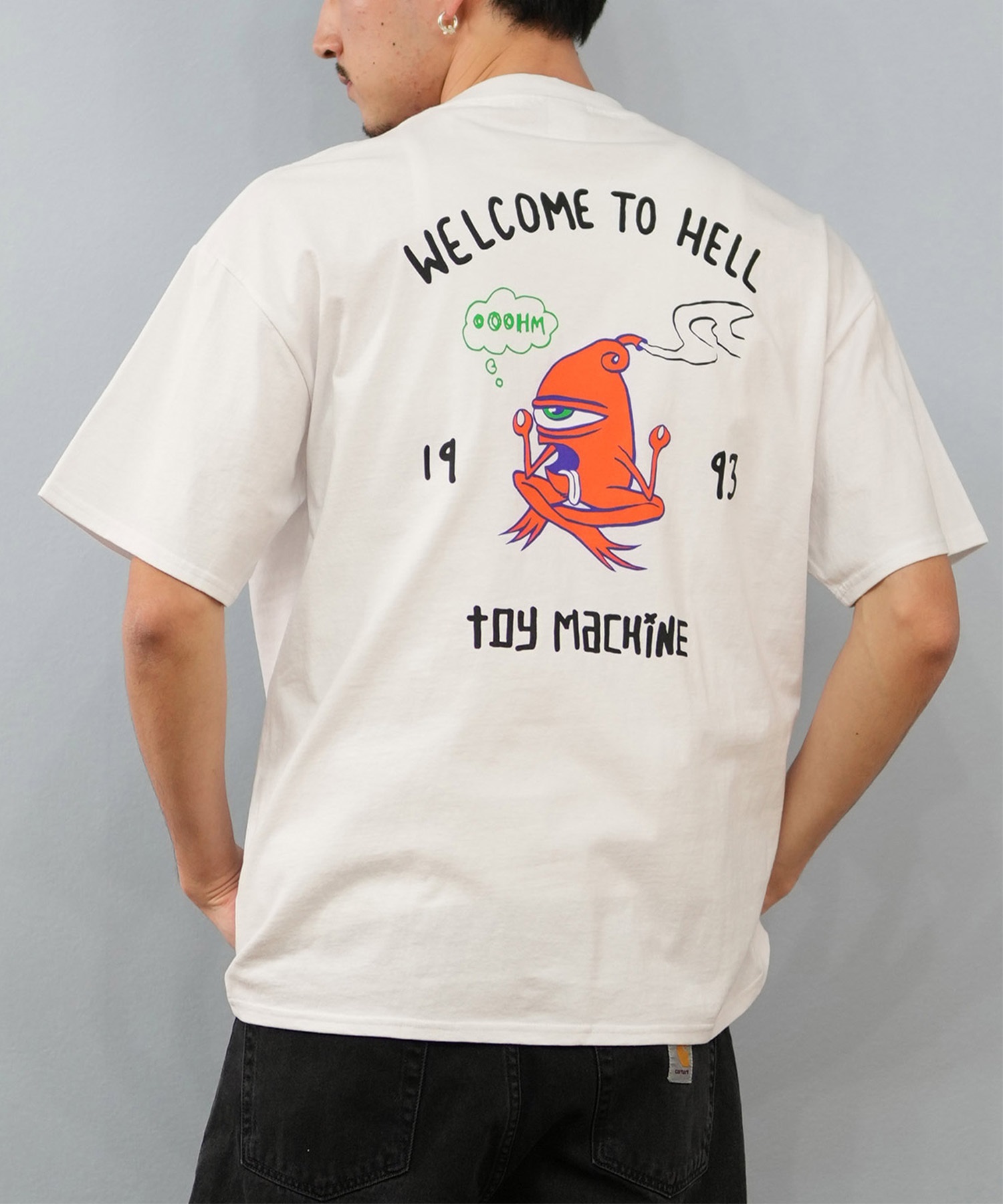 TOY MACHINE トイマシーン 半袖 Tシャツ メンズ バックプリント