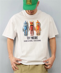 TOY MACHINE トイマシーン 半袖 Tシャツ メンズ バックプリント オーバーサイズ MTMSFST8 ムラサキスポーツ限定