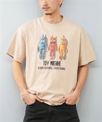 TOY MACHINE トイマシーン 半袖 Tシャツ メンズ バックプリント オーバーサイズ MTMSFST8 ムラサキスポーツ限定