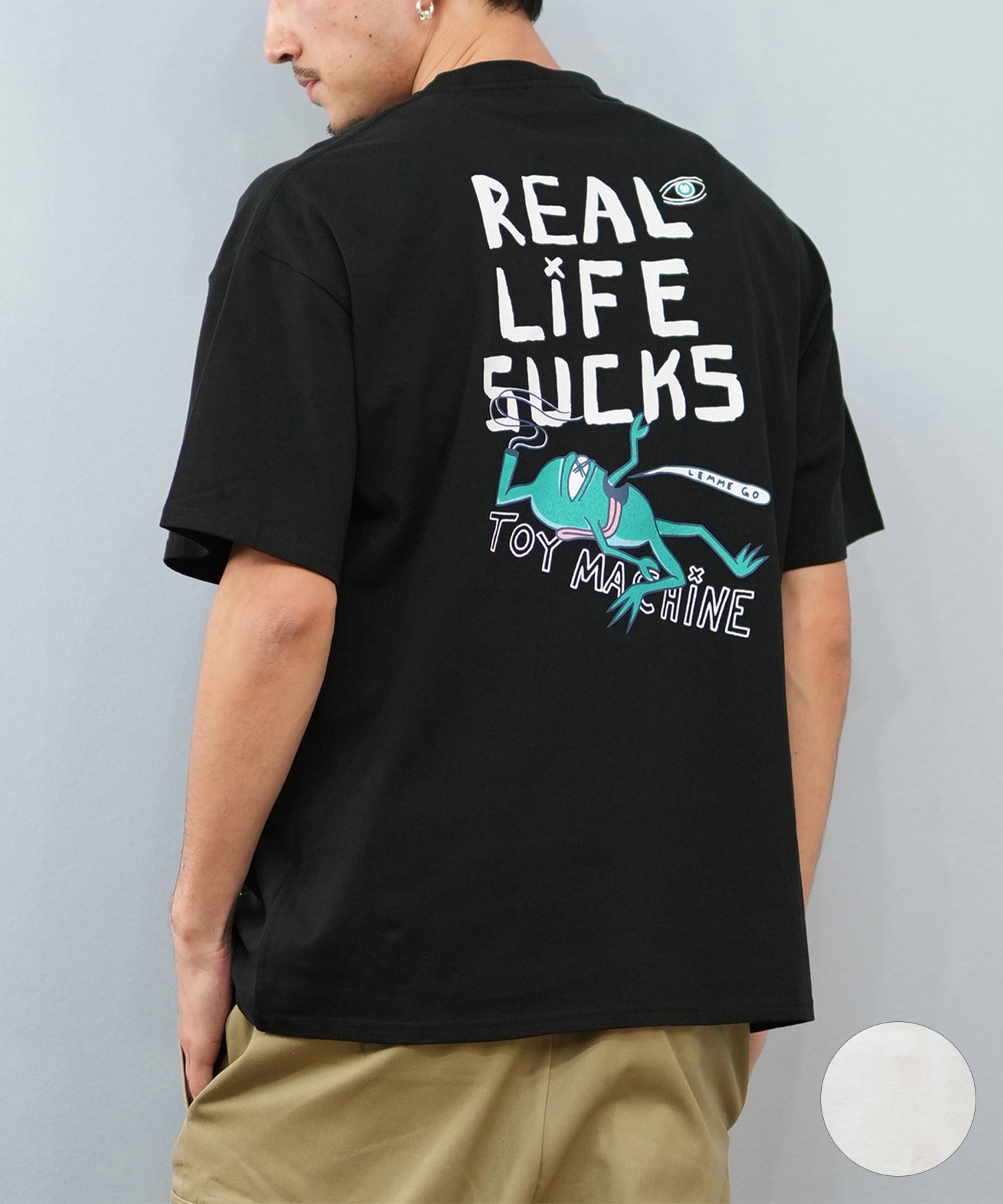 TOY MACHINE トイマシーン 半袖 Tシャツ メンズ バックプリント