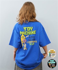 TOY MACHINE トイマシーン 半袖 Tシャツ レディース バックプリント オーバーサイズ MTMSFST14 ムラサキスポーツ限定