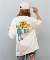 TOY MACHINE トイマシーン 半袖 Tシャツ レディース バックプリント オーバーサイズ MTMSFST14 ムラサキスポーツ限定