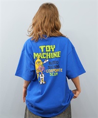 TOY MACHINE トイマシーン 半袖 Tシャツ レディース バックプリント オーバーサイズ MTMSFST14 ムラサキスポーツ限定